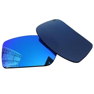 Imagem de Acefrog Lentes de reposição polarizadas de 1,5 mm para óculos de sol Oakley Gascan OO9014 60 mm, material atualizado, resistente a impactos - espelhado polarizado azul gelo - 1,5 mm