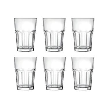 Imagem de Kit 6 Copos Vidro Isis Vitamina 360ml Sucos Restaurante Casa - Vista H