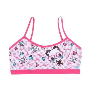 Imagem de Sutiã De Treinamento Para Meninas Adolescentes Com Estampa De Panda E 