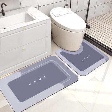 Imagem de Conjunto de tapetes de banho Housego Magic Rug Absorvente Quick Dry Bl