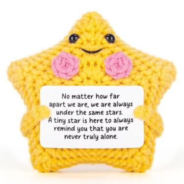 Imagem de SOOBEEKE Pelúcia de raposa de crochê feita à mão com cartão "Dad I Love You Fox-Ever!" – Presente para pai da filha, filho ou família – Perfeito para o dia dos pais, aniversário, Natal e ocasiões