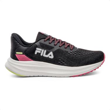 Imagem de Tenis Fila Fastness Feminino, Black/Azalea/Sunny Lime, 36