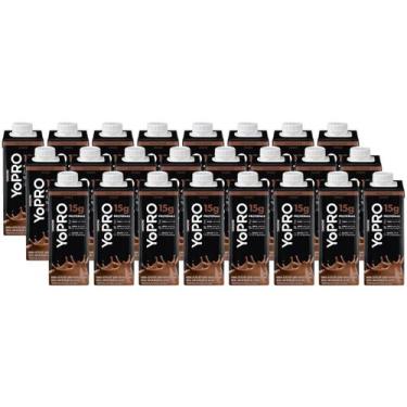 Imagem de Kit Bebida Láctea UHT com 15g de Proteínas YoPRO - Chocolate Zero Açúc