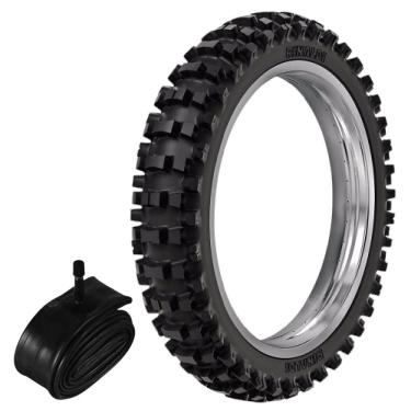 Imagem de Kit Pneu Honda Cr 250 Yz 450f 110/90-19 62m Sr39 Rinaldi + Camara