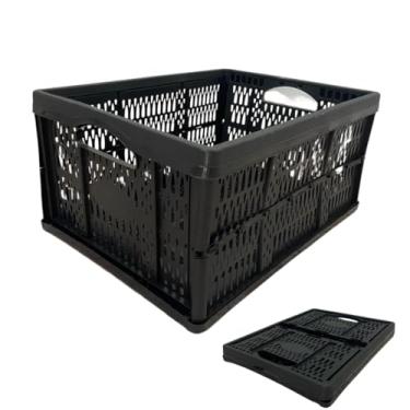Imagem de Caixa de Armazenamento Dobrável 32L – Organizador Multiuso Portátil, Durável e Espaçoso, Ideal para Roupas, Brinquedos e Documentos, Economia de Espaço e Fácil de Transportar (1 Unidade)