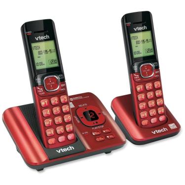 Imagem de DECT 6.0 Sistema de atendimento telefônico com identificador de chamadas, chamada em espera, 2 aparelhos sem fio, 110v, VTECH CS6529 26