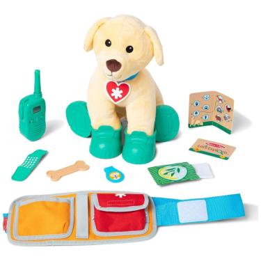 Imagem de Pelúcia Cão Ranger com Equipamento de Busca e Resgate Perfeita para Brincar e Aprender para Crianças Acima de 3 Anos, Melissa & Doug
