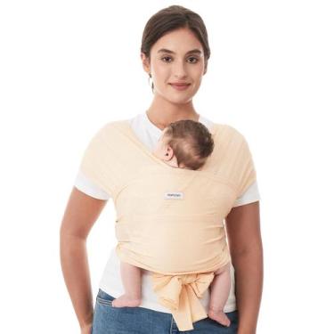 Imagem de Fular Portabebés Momcozy AirMesh Ligero y Refrescante Beige