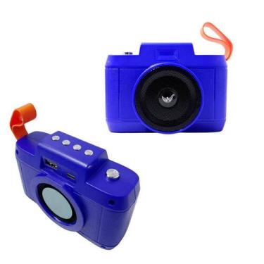 Imagem de Caixa De Som Formato Câmera Fotográfica 8w Al-8852 - Altomex