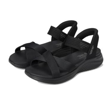 Imagem de Skechers Tênis feminino Ultra Flex 3.0 - Never Netter Hands Free Slip-ins, Preto/preto, 34