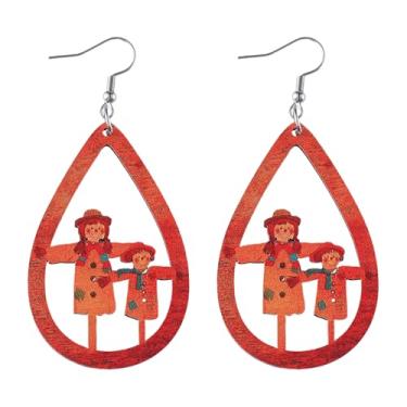 Imagem de Brincos femininos de Halloween com pingente de gota, roupas de Halloween, acessórios de bijuteria