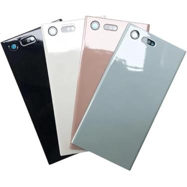 Imagem de Algasan SHOWGOOD Capa de bateria compacta para Sony Xperia X Mini/X Capa de bateria traseira para substituição da caixa da porta traseira (preto)