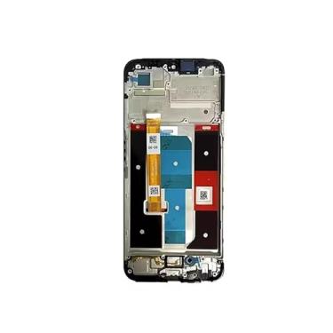 Imagem de Digitalizador de tela sensível ao toque para Oppo Realme Narzo 50A Prime RMX3516 para Realme Narzo 50a Prime (preto com moldura)