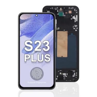 Imagem de AMOLED para Samsung S23 Plus S916B S916U S916W S916N S916 S23+ Display LCD Touch Screen Digitalizador Assembly (moldura preta UE)