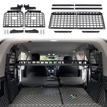 Imagem de CTH Para Nissan Amarda 2017-2024, Patrol Y62 2010-2024 Modificação do porta-malas traseiro painel Molle suporte de armazenamento de carga, organizador de porta-malas, prateleira, kit de acessórios