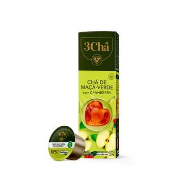 Imagem de Cápsula de Chá de Maçã Verde com Cranberry TRES 3Chá