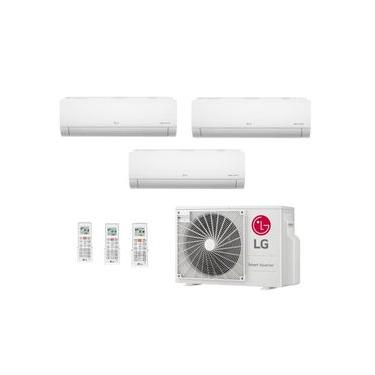 Imagem de Ar Condicionado Multi Split Inverter LG 30000 BTUs (2x9000+12000 HW) Quente/Frio Z4UW30GFB1.AWGZBR3 - 220V