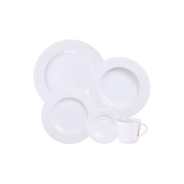 Imagem de Aparelho de Jantar 20 Peças Tramontina Vibrare em Porcelana Decorada