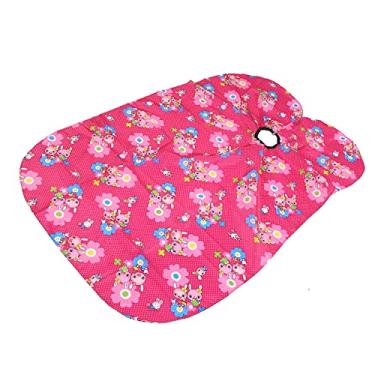 Imagem de Cryfokt Capa de Cabeleireiro Fofa de Desenho Animado para Crianças, Vestido Infantil para Corte de Cabelo, Salão de Beleza, Barbeiro, 125x80cm, Poliéster Azul