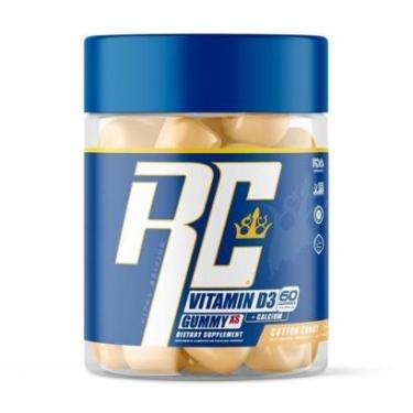 Imagem de Vitamina D3 + Calcium Importada Gomas 60 Ronnie Coleman-Unissex