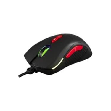 Imagem de Mouse Gamer com Fio 7200 DPI, 7 Botões Programáveis, RGB, Preto, 12,5x4x6,5cm, GM180
