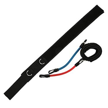 Imagem de KIMISS Tubo de Látex Anti-s Ajustável para Exercício de Força Nas Pernas Faixa de Resistência para Treinamento de Força - Treinador Versátil para Taekwondo, Basquete, Futebol e Muito Mais (Tipo 1