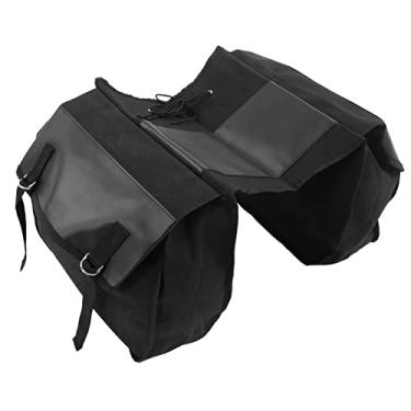 Imagem de KIMISS Bolsa Portátil para Porta-malas de Bicicleta, Bolsa Traseira de Bicicleta de Grande Capacidade para Mountain Bike, Ideal para Itens Essenciais Diários e Acessórios (Preto)
