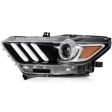 Imagem de LBRST Conjunto de farol compatível com Ford para Mustang 2015-2020 ♚-♚♚♚ +♚♚ FO2518124 FR3Z13008K