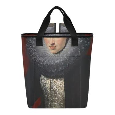 Imagem de Joitme Rubens Pintura Retrato Lady Cooler Bag Mochila Coolers 36 Latas Camping Mochila para Mulheres 35 x 14 cm x 40 cm