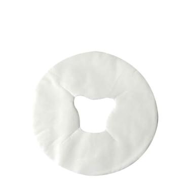 Imagem de Dioche Capas Descartáveis ​​para Encosto de Cabeça Em Formato de U, Fronha Deitada, Não Tecido, Respirável e Higiênica, Capa de Suporte Facial (WHITE)