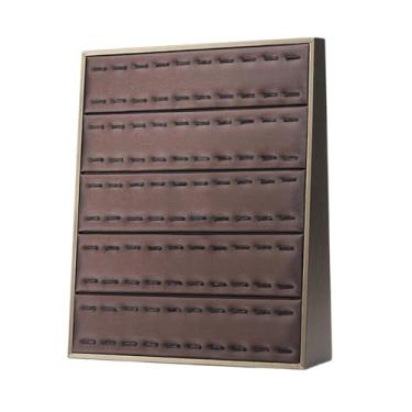 Imagem de APLVFFZH Bandeja Vertical para Exibição de Joias, Organizador de Armazenamento em Couro PU, Expositor Vertical para Joias, Suporte para Balcão de Loja/boutique, Bandeja Pendente