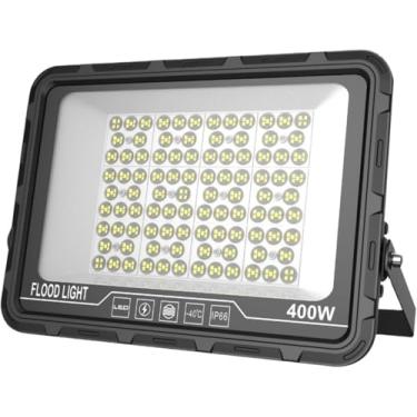 Imagem de Luzes De Inundação Ao Ar Livre, Refletor Led 200w 300w Holofote à Prova D'água Lâmpada De Construção Poderosa 600w Projetor Quadrado De Estádio De Fazenda De Rua, P, 6000 K, 400W
