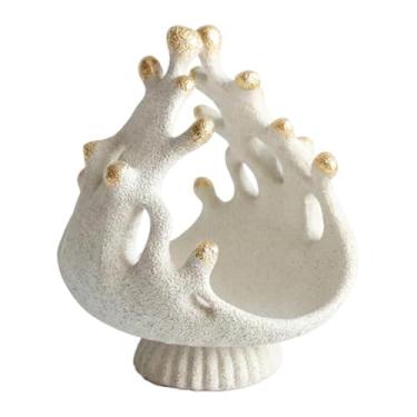 Imagem de Fiocias Bandeja de Resina para Perfumes E Maquiagem, Elegante E Decorativa para O Quarto, Ideal para Guardar Cosméticos, Pulseiras, Chaves E Outros Objetos. P, 21.5 Cm X 27 Cm