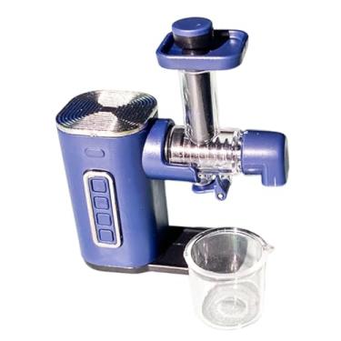 Imagem de JunZheHub Miniatura de Espremedor de Frutas para Casa de Bonecas, Modelo 1/12, Eletrodoméstico Clássico de Cozinha, Presente de Aniversário, Brinquedo para Brin, Azul
