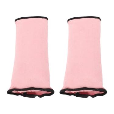 Imagem de Phefop Almofada de Cobertura de Cinto de Segurança para Crianças, Material de Pelúcia, Travesseiro de Viagem de Apoio de Pescoço Macio para Crianças e Bebês, Ideal para Passeios Longos