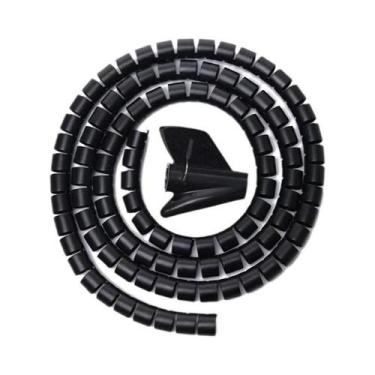 Imagem de Organizador De Cabos Flexível Para Mesa, Escritório, Casa, TV E Comput