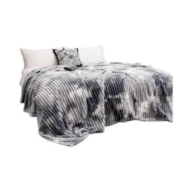 Imagem de Cobertor De Flanela Tie Dye, Grosso E Quente, Para Camas E Sofás, Tama