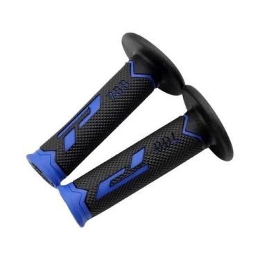 Imagem de Manoplas Universais De Borracha Com Gel Para Guidão De Moto GP Motocro