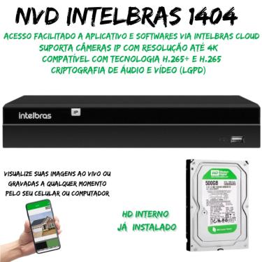 Imagem de NVD Multi Hd Intelbras 1404 C/HD 500GB