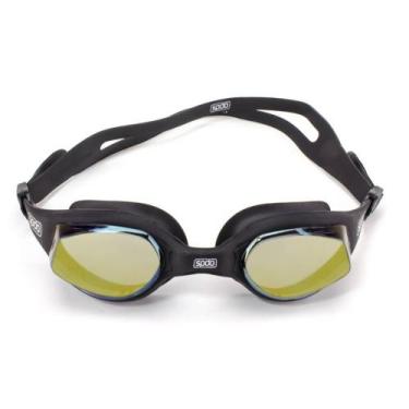 Imagem de Óculos De Natação Espelhado Com UV Speedo Tempest Mirror, Preto, Único