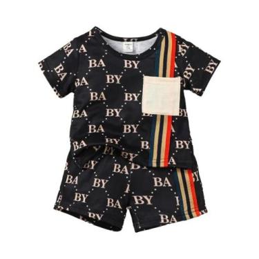Imagem de Conjunto De Roupas Para Bebê Menino De 0 a 3 Anos, 2 Peças, Estilo Lux