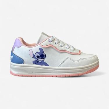 Imagem de Tênis Disney Stitch Infantil Branco-Feminino