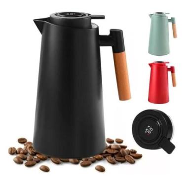 Imagem de Garrafas Térmicas de Café 1 Litro com sensor de temperatura - KRYSTAL 