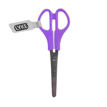 Imagem de Tesoura Escolar Cores Neon 13cm Lyke Roxo