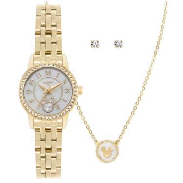 Imagem de Relógio Condor Disney Minnie Feminino CO2036MZJ/K4B Dourado-Feminino
