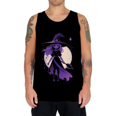Imagem de Camiseta Regata Bruxa Halloween Púrpura Festa 6 - Kasubeck Store, Baby