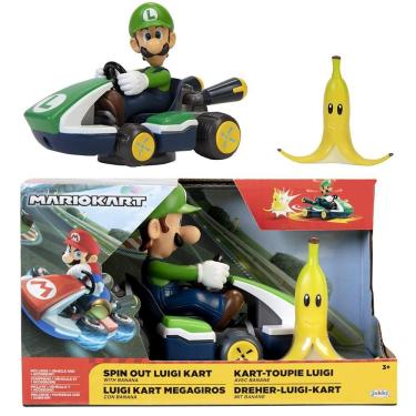 Imagem de Veículo Super Mario Kart Spin Out - Luigi