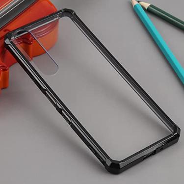 Imagem de capa de proteção contra queda de celular Para Sony Xperia 1 III Iproprável à prova de choque TPU + caso protetor acrílico