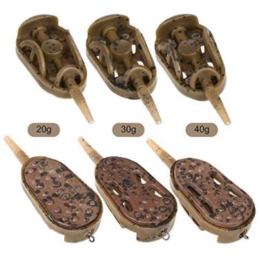 Imagem de Tingpai 3pcs pesca mentador molde moldes de libe ção rápida fer menta de suporte de isca de pesca de carpa