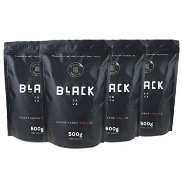 Imagem de KIT COM 4 PACOTES DE 500G ERVA MATE PARA TERERÉ BLACK ERVA (Cereja Ice)